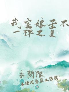 我家娘子不对劲一禅之夏