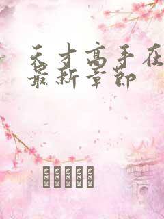 天才高手在都市最新章节