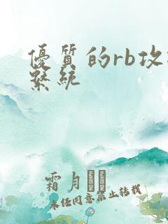 优质的rb攻略系统
