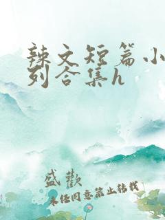 辣文短篇小说系列合集h
