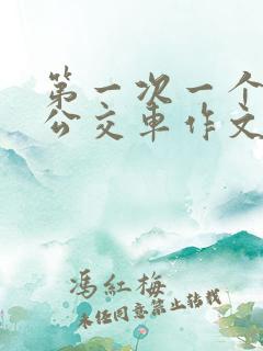 第一次一个人坐公交车作文500字