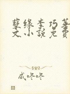 孽缘李巧华李巧文小说免费阅读