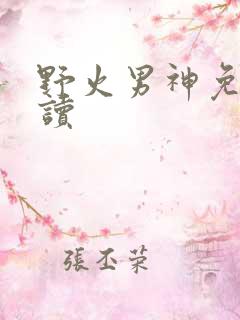 野火男神免费阅读