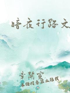 暗夜行路文集