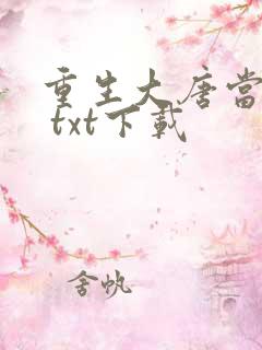 重生大唐当奶爸 txt下载