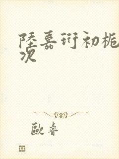 陆嘉珩初栀第一次