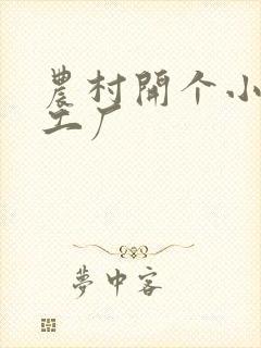 农村开个小型加工厂