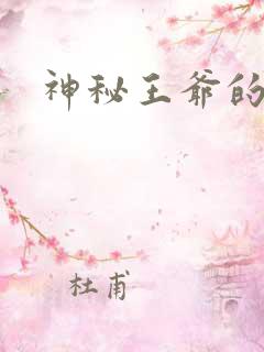 神秘王爷的逃妃