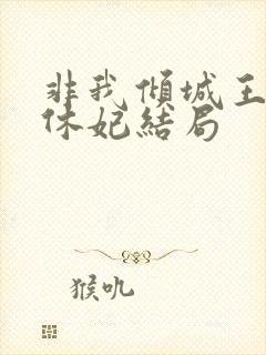 非我倾城王爷要休妃结局