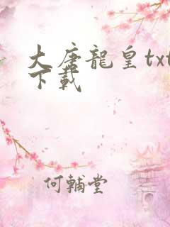 大唐龙皇txt下载