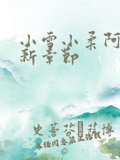 小雪小柔阿民最新章节