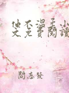 他不温柔小说全文免费阅读无弹窗