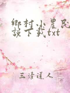 乡村小农民 小说下载txt