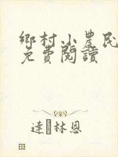 乡村小农民全文免费阅读