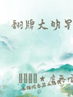 翻牌大明星