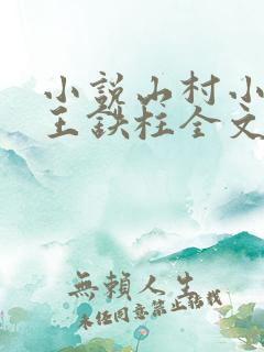 小说山村小神医王铁柱全文免费阅读