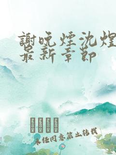谢晚烟沈煜小说最新章节