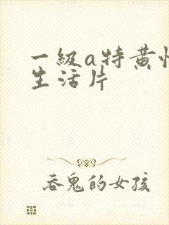 一级a特黄性色生活片