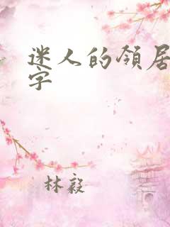 迷人的领居中文字