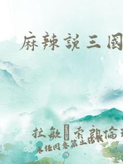 麻辣说三国