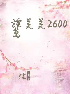 谭美美2600万