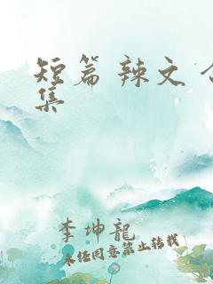 短篇 辣文 合集