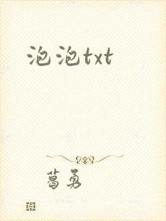 泡泡txt