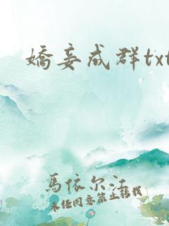 娇妾成群txt