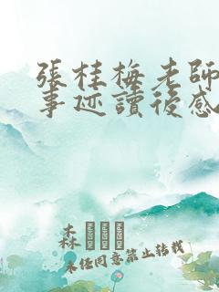 张桂梅老师优秀事迹读后感