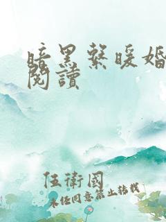 暗黑系暖婚免费阅读