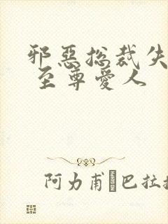 邪恶总裁失心劫 至尊爱人