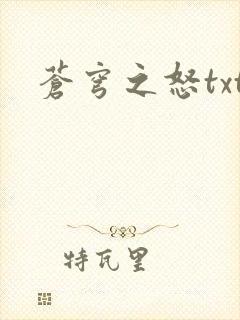 苍穹之怒txt