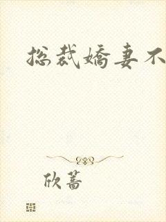 总裁娇妻不太乖