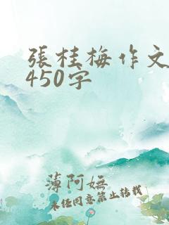 张桂梅作文素材450字
