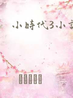 小时代3小说
