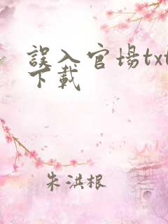 误入官场txt下载