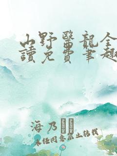 山野医龙全文阅读免费笔趣阁