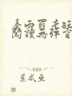 秦雨罗老旺全文阅读无弹窗