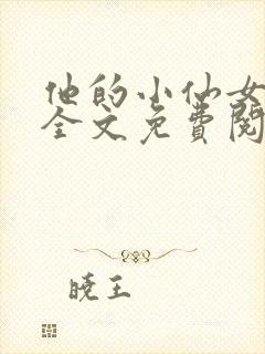 他的小仙女小说全文免费阅读无弹窗
