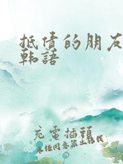 抵债的朋友麦子韩语