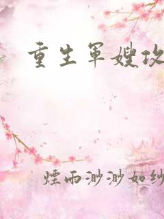 重生军嫂攻略