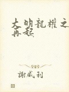 大明龙权之风云再起
