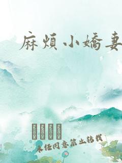 麻烦小娇妻
