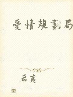 爱情规划局