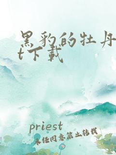 黑豹的牡丹txt下载