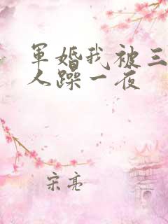 军婚我被三个男人躁一夜