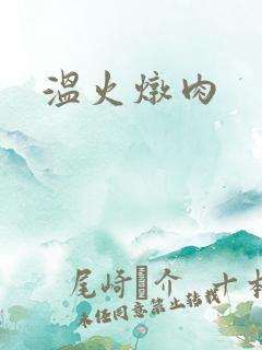温火炖肉