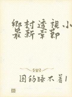 乡村透视小神医最新章节