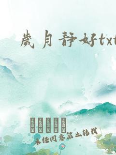 岁月静好txt