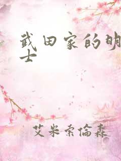 武田家的明国武士